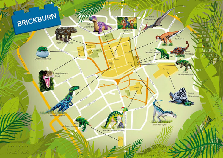 Brickosaurs map