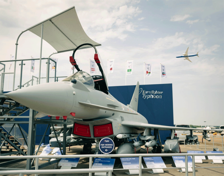 Farnborough air show stand