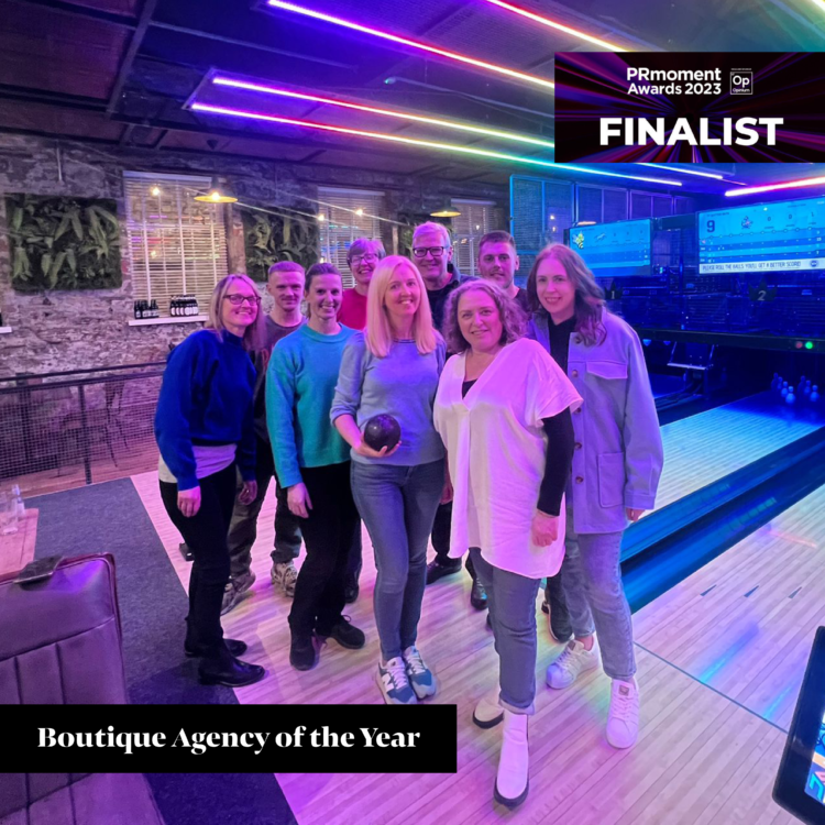 PRmoment award shortlist for Viva - boutique agency of the year