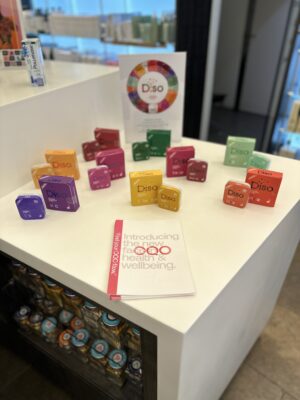 Diso Wellbeing Product Stand