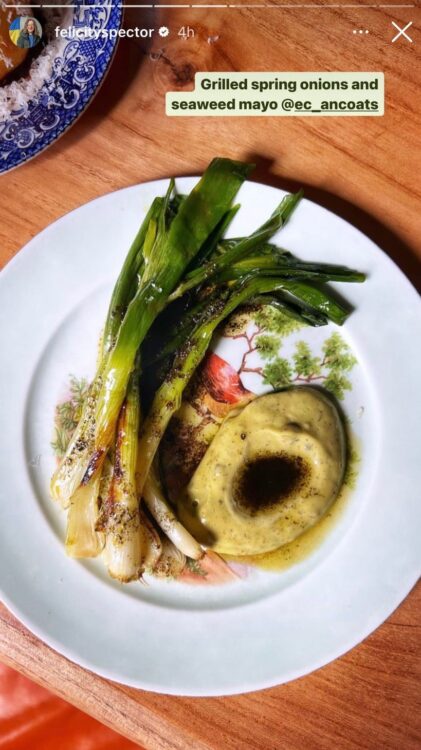 Spring Onions and Seaweed Mayo Instagram Story