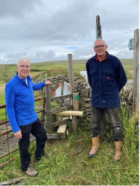 Rossendale Ramblers stile repair