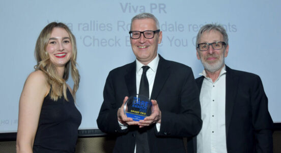 tony collects the [RCA public sector award