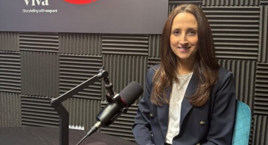 Sarah Keaveny in Viva's studio